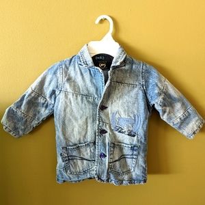 Phat Farm Acid Wash Denim Jacket, 3T